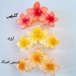 کلیپس مو زنانه مدل سه گل پلومریا کد brg 4235