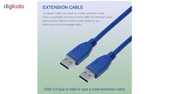 کابل لینک USB3.0 مدل VW-1 طول 1.5 متر