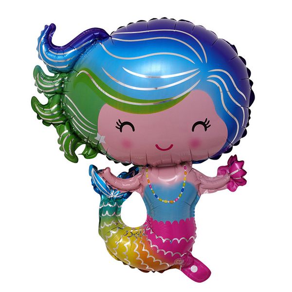 بادکنک فویلی لاکی بالونز مدل پری دریایی