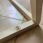 تخت خواب یک نفره روستیک دکور مدل er201 سایز 90x190 سانتی متر