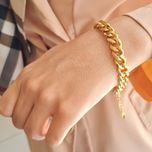 دستبند زنانه زد جی جولری مدل ساده زنجیری*780