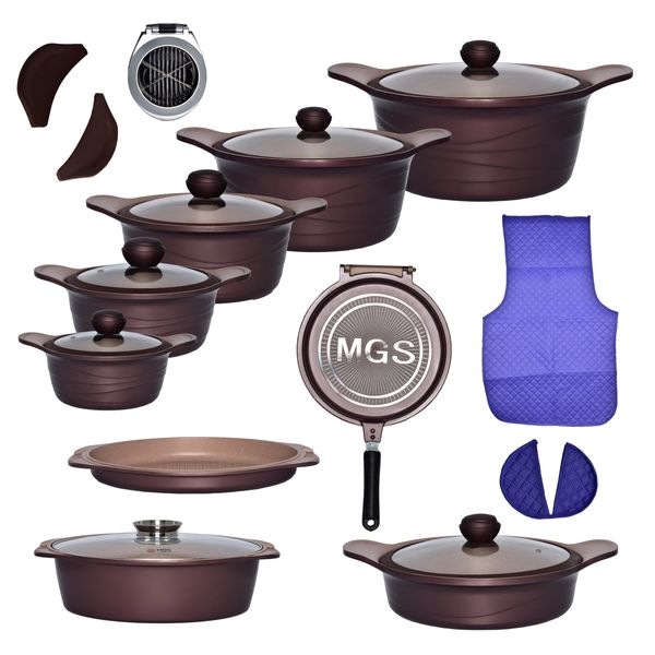 سرویس پخت وپز 23 پارچه ام جی اس مدل کره ای D
