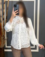 شومیز دانتل ترک رزا 1112