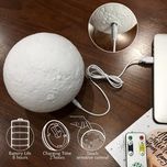 چراغ خواب طرح کره ماه مدل 3D