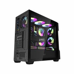 کیس کامپیوتر گیمینگ دارک فلش مدل DS900 Mesh ATX Black