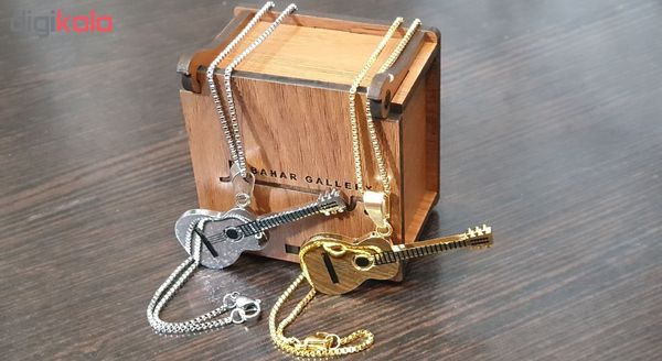 گردنبند بهارگالری طرح گیتار کد 202043