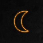 چراغ دیواری مدل تابلو نئون فلکسی طرح ماه