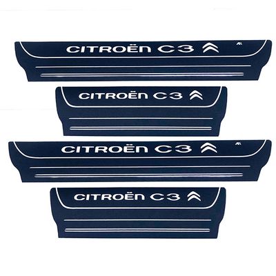 برچسب پارکابی خودرو کد SK023 مناسب برای سیتروئن C3 مجموعه 4 عددی*762