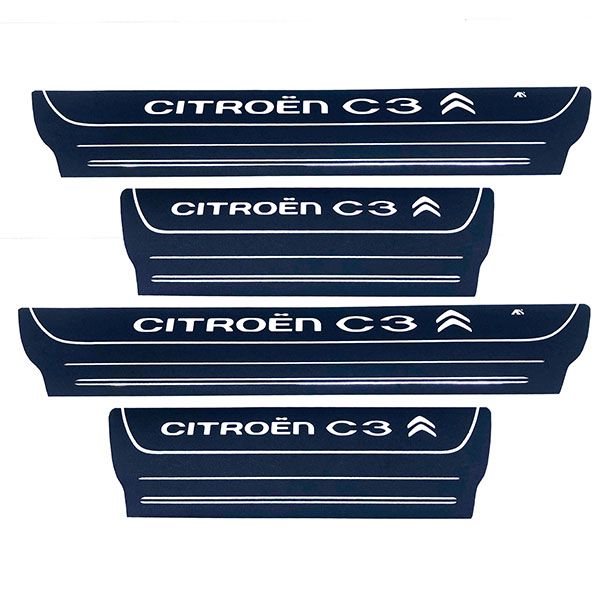 برچسب پارکابی خودرو کد SK023 مناسب برای سیتروئن C3 مجموعه 4 عددی*762