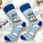 جوراب ساقدار زنانه طرح یونیکورن برند ترک SOCK STREET