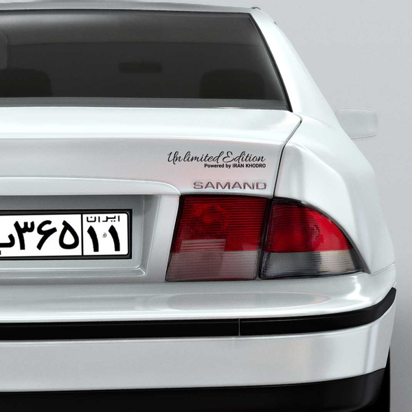 برچسب برش خورده مدل Unlimited Edition کد 0199