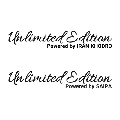 برچسب برش خورده مدل Unlimited Edition کد 0199