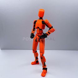 فیگور دامی Dummy13  رنگ نارنجی اسباب‌بازی دامی