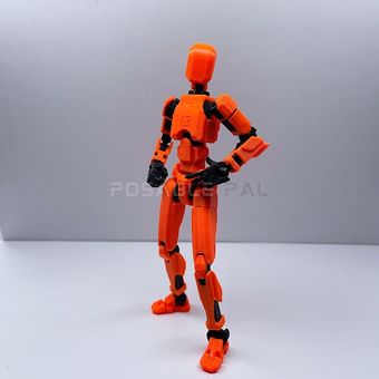 فیگور دامی Dummy13  رنگ نارنجی اسباب‌بازی دامی