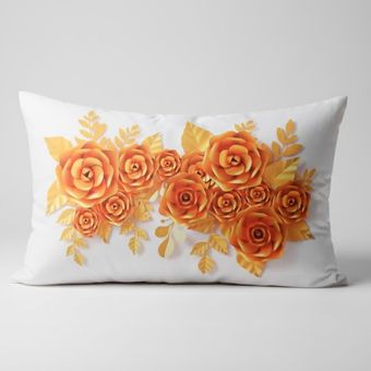 روبالشی مدل گل بسته 2 عددی