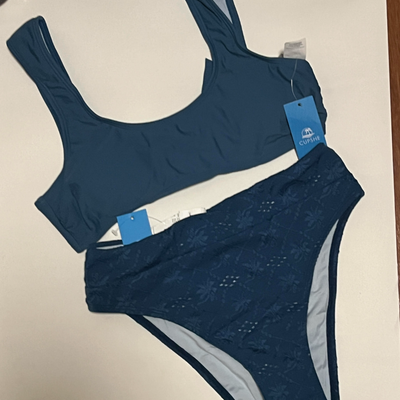 مایو بیکینی زنانه برند کاپشی cupshe ابی اقیانوسی دخترانه