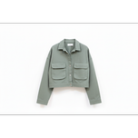 کراپ کت کتان زنانه