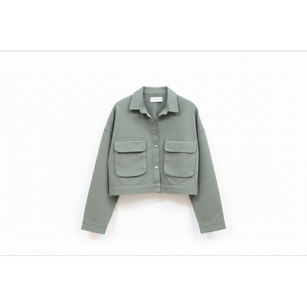 کراپ کت کتان زنانه