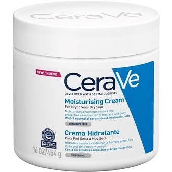 کرم مرطوب کننده و آبرسان 454 گرم سراوی CeraVe مناسب پوست خشک و خیلی خشک