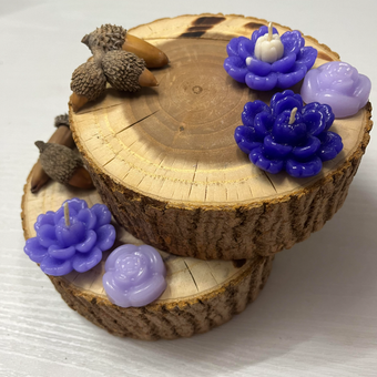 شمع شناور طرح گل شقایق