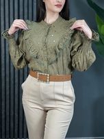 شومیز سوزن دوزی نسترن کد 1716