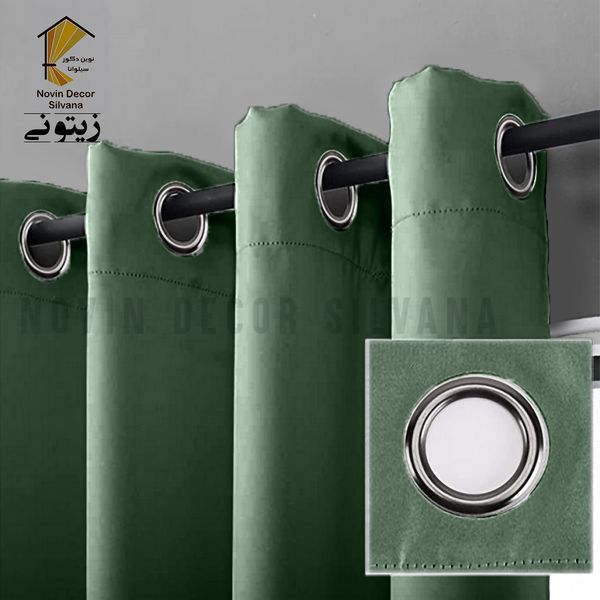 پرده نوین دکور سیلوانا مدل کتان کد 230 1 سایز 230 × 140 سانتی متر