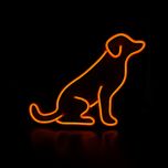 چراغ دیواری طرح سگ نئون