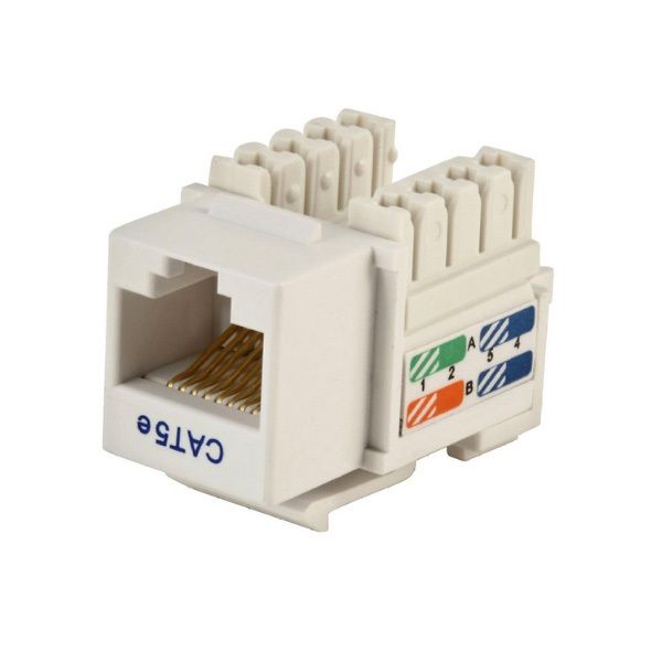 کیستون شبکه  Cat5 UTP  مدل D15K بسته 10 عددی