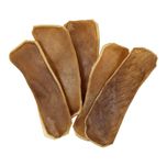 تشویقی سگ هاپومیل مدل چیپس پوست گاو کد Beef Backstraps Tendons وزن 50 گرم