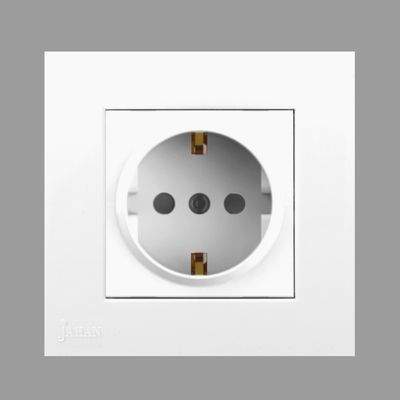 پریز برق ارت محافظ دار جهان الکتریک مدل کارن