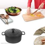 قابلمه چدن نالینو مدل Feleti سایز 28