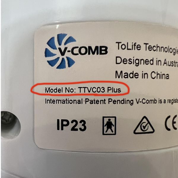 شانه ضد شپش وی کامب مدل TTVC03 plus