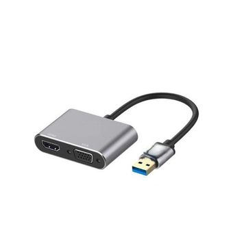 تبدیل USB 3.0 به VGA و HDMI فلزی