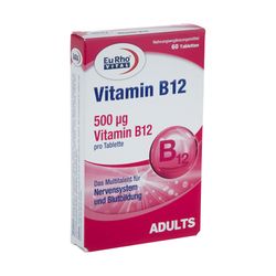 قرص ویتامین B12 یوروویتال بسته 60 عددی*451