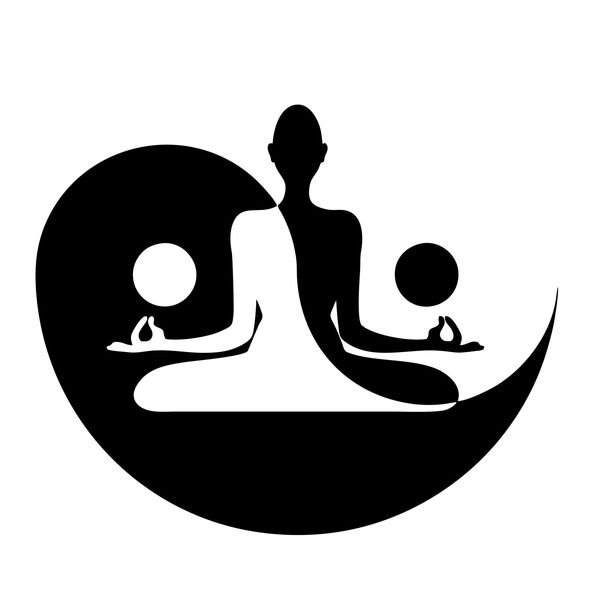 استیکر دیواری طرح یوگا کد 1