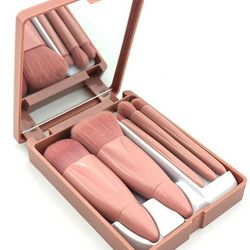 ست برس آرایشی مدل آینه دار کد 001 بسته 5 عددی