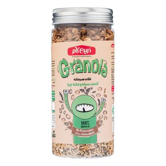 گرانولا وگان کنجد سیاه و دانه چیا درین کام -350 گرم