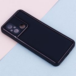 کاور قاب مدل دور براق رینگی محافظ لنزدار مناسب برای گوشی موبایل شیائومی REDMI 12C