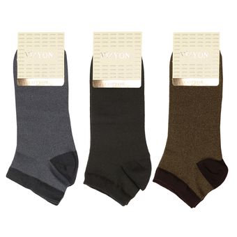 جوراب ساق کوتاه مردانه ویزیون کد VMT301.Z2 بسته 3 عددی