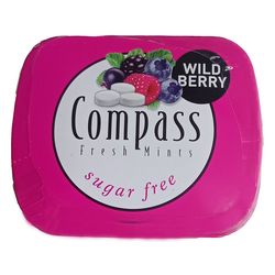 قرص خوشبو کننده دهان بدون شکر مخلوط توت کامپس - 14 گرم بسته 50 عددی