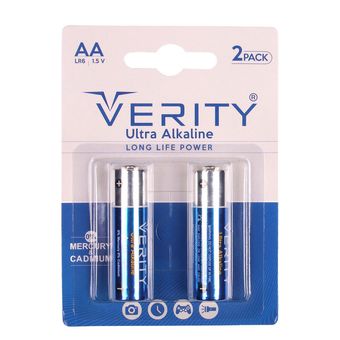 باتری قلمی وریتی مدل Ultra Alkaline بسته دو عددی