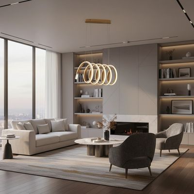 لوستر آویز مدرن شاهان  مدل FANAR-4PAR-H