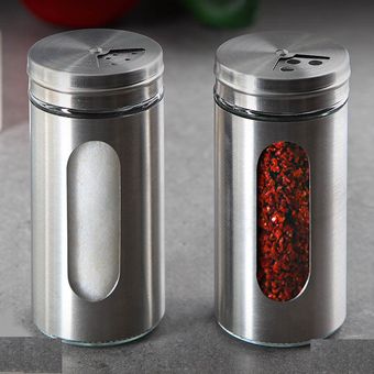ادویه پاش پروتی مدل Metallo کد 13676 بسته دو عددی
