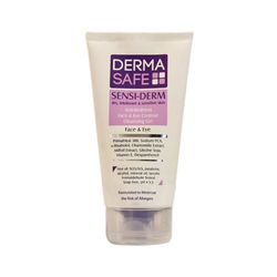 ژل شست و شوی صورت درماسیف مدل Sensiderm حجم 150 میلی لیتر