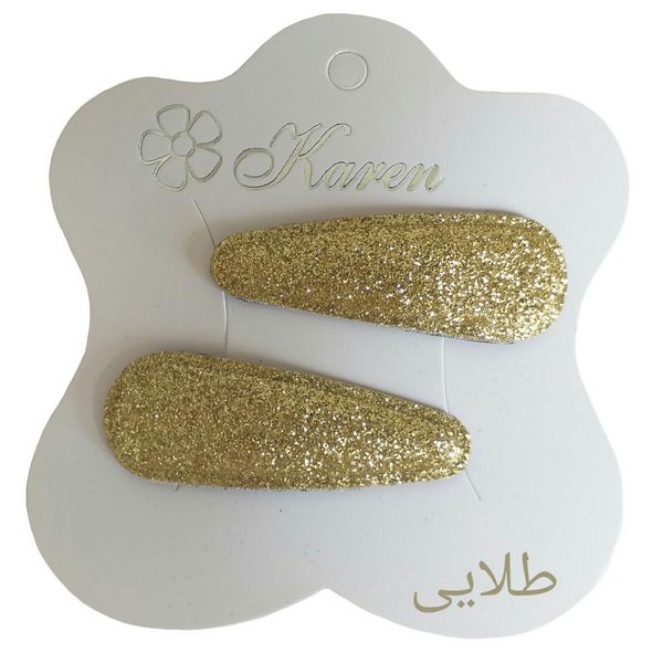 گیره مو دخترانه کد 2Leh بسته 2 عددی
