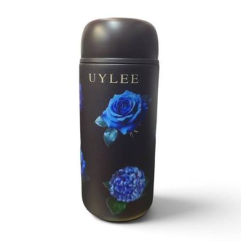 مینی تراول ماگ قلمی گلدار یولی (Uylee) 280 میلی‌لیتر
