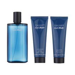 ست ادوتویلت مردانه دیویدف مدل Cool Water حجم 100 میلی لیتر به همراه شامپو بدن مردانه دیویدف مدل Cool Water حجم 75 میلی لیتر و اف