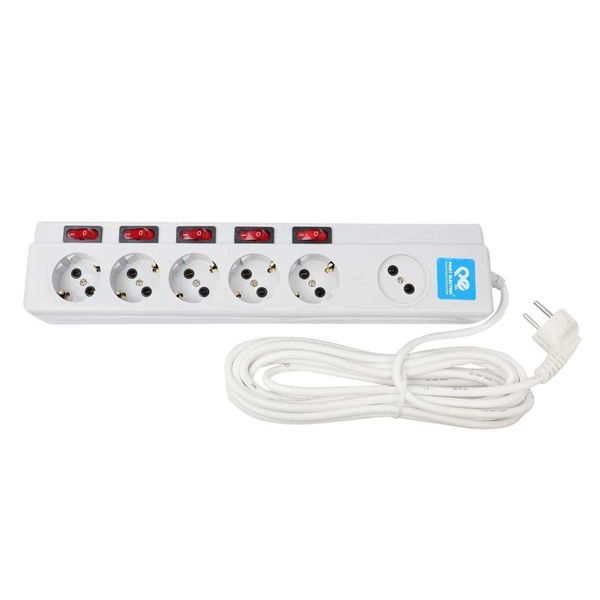 چندراهی برق 5+1 پارت الکتریک مدل PE2162 با گارانتی شرکتی