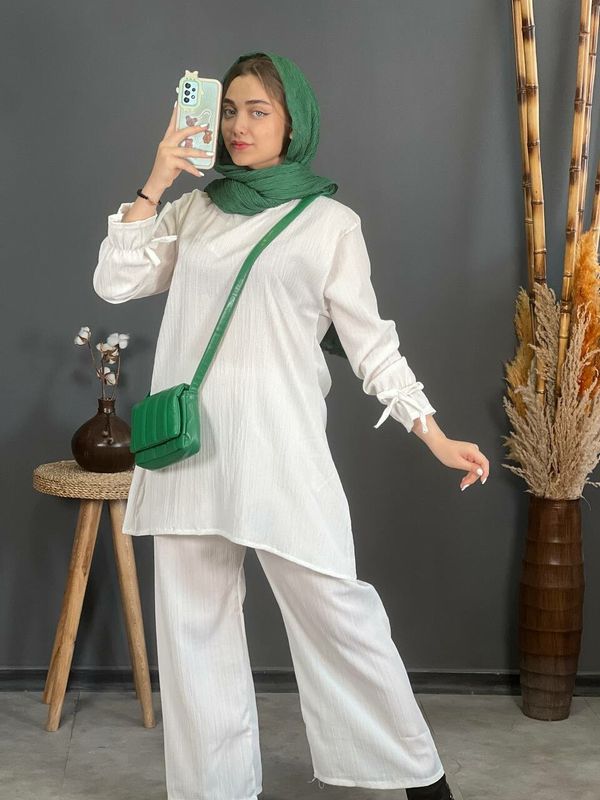 ست کراش آستین پاپیون کد 1209