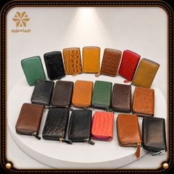 جاکارتی دورزیپ چرم اصل نایب کد 100